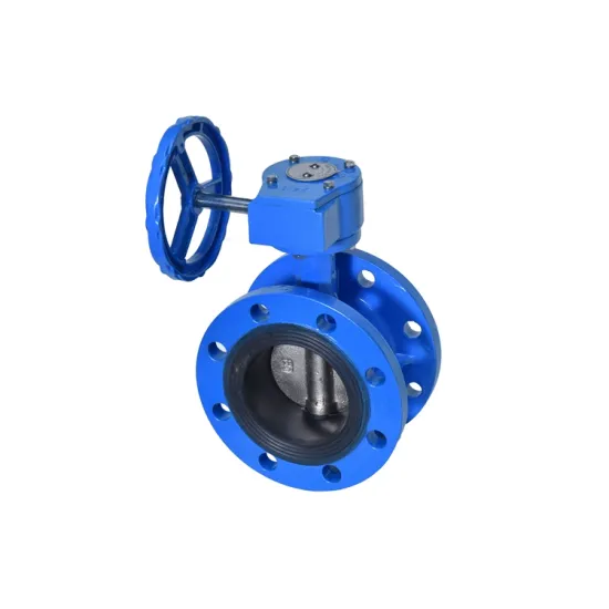 Taike China Manufacturer  Worm Gear Flange Type Butterfly Valve Price