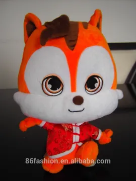 Custom UCWeb mascot plush toy, cute soft plush toy