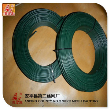 Free sample pvc coated galvanized iron wire/pvc coated steel tie wire(30 years factory)