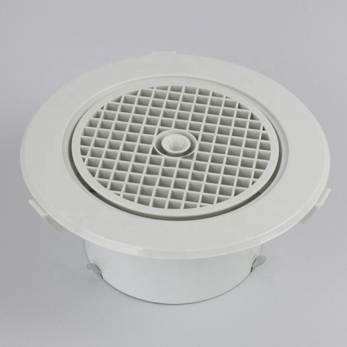Round ABS Plastic Diffuser with butterfly damper