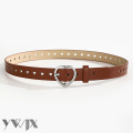 Trendy brown belt for fashionable women