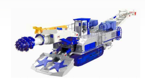 Penambangan Batubara Tunneling Extract Roadheader