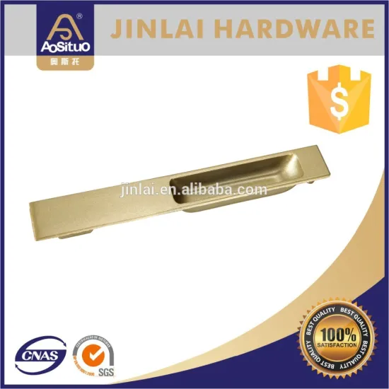 Double side aluminum sliding window safety latch lock