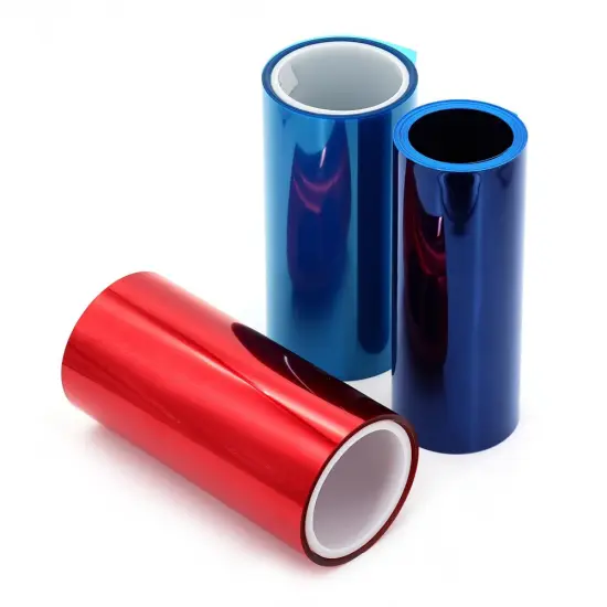 Rigid PS/PE composite film for cosmetic packaging