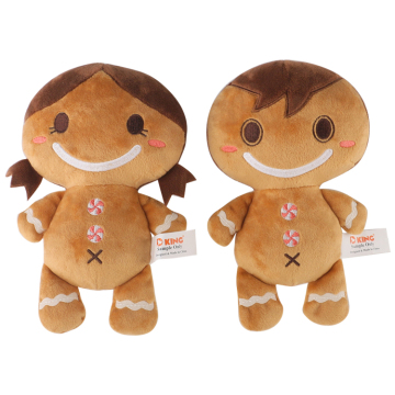 D KING Wholesale Custom Plush Stuffed Animals - Gingerbread Man Christmas Toy Gift
