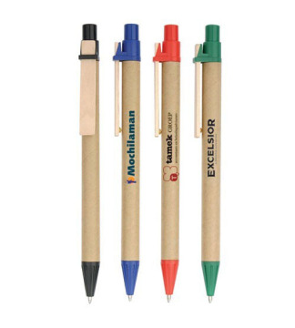 Recycled paper pen