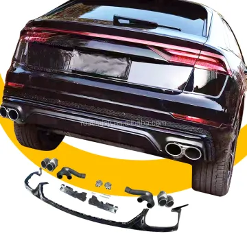 Audi SQ8 Rear Diffuser | 2019-2023 Auto Parts | Diffuser Upgrade & Bumper Lip Accessories