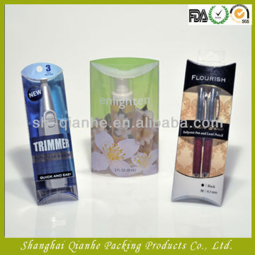 Fashional plastic pillow box for packaging Stationery