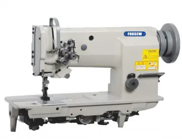 Double Needle Compound Feed Heavy Duty Lockstitch Sewing Machine