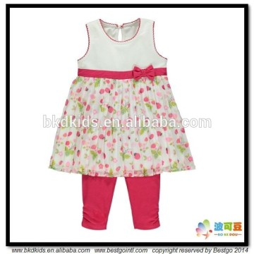 BKD 2015 new arrival little girl summer dresses set