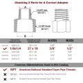 Adaptateur jiax adaptateur réducteur en laiton mâle à femelle