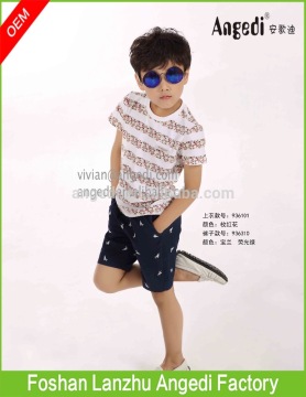 OEM/ODM custom kids wear boys casual wear tees with harem pants
