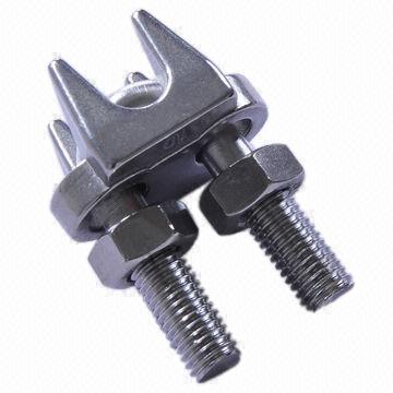Stainless steel JIS type wire rope clip, made of AISI 304 and 316