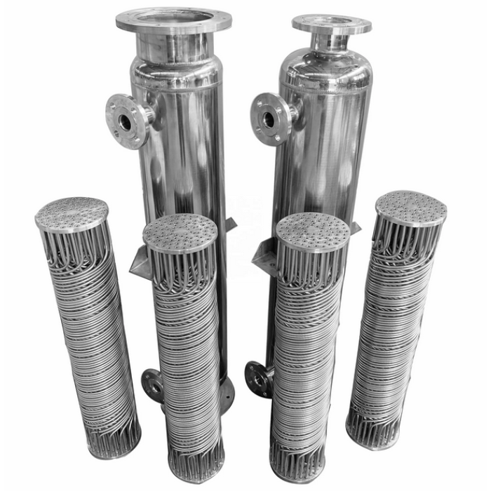 မြင့်မားသောထိရောက်မှုမြင့်တက် coiled tube အပူဖလှယ်