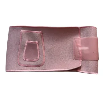 Custom Pink Lumbar Support Belt for Women's Fitness and Slimming