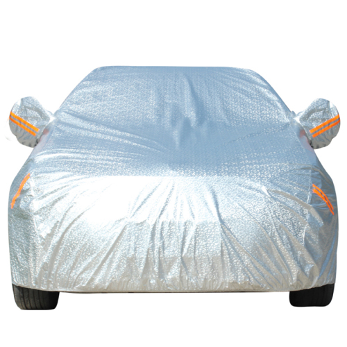 Customized logo reflective stripes imprint sunfree car cover