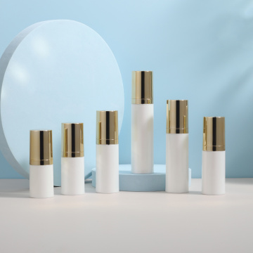 white Airless Bottles Skincare Plastic Airless Bottles with Pump Manufactory
