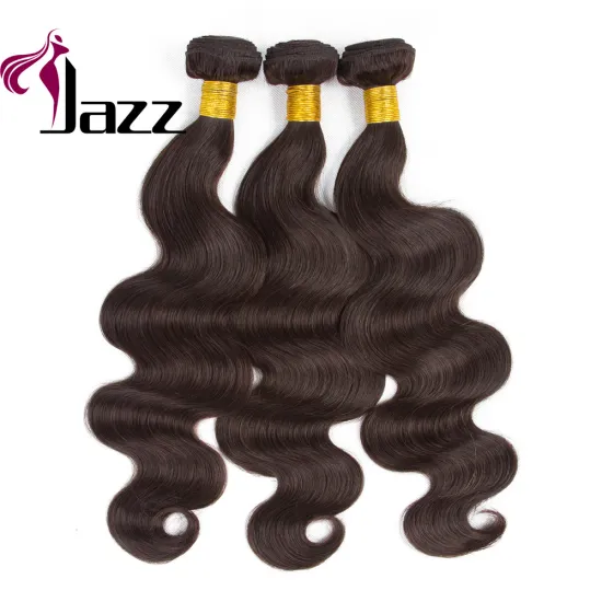 8"-30" color number #2 Peruvian hair weave highlights dark brown human hair bundles