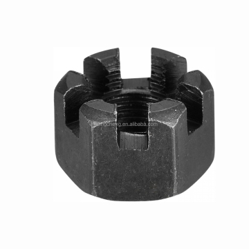 M6 to M16 Hexagon Slotted Nuts - Hexagonal Castle Nuts