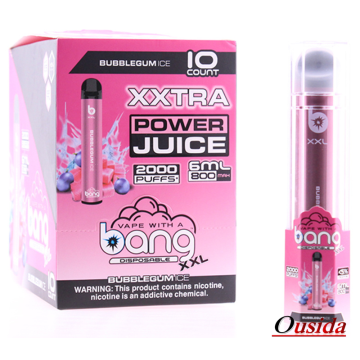 Bang XXL 2000 Puffs Vape desechable 6ml E-líquido