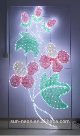 Led Light Christmas Pole Motif Light/christmas Street Led Lighted