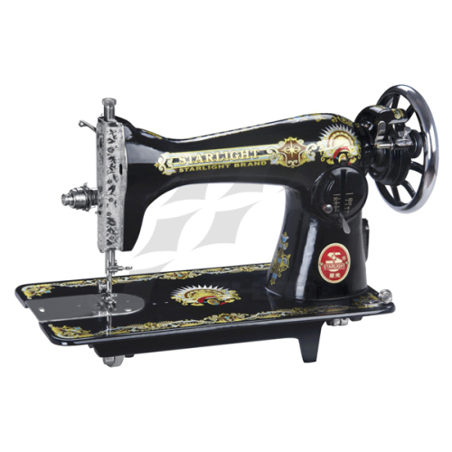 JA2-1 traditional sewing machine with handle and wooden box