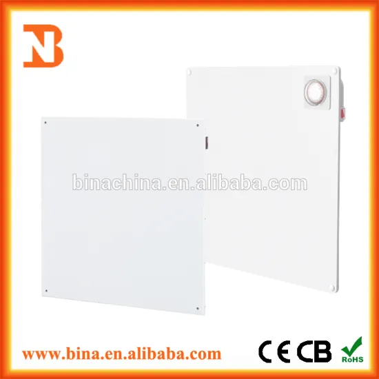 800W white electric infrared flat panel wall heater