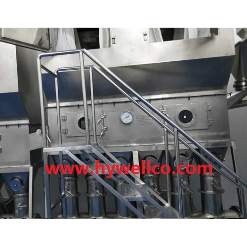 Continuous Horizontal Fluidized Bed Dryer