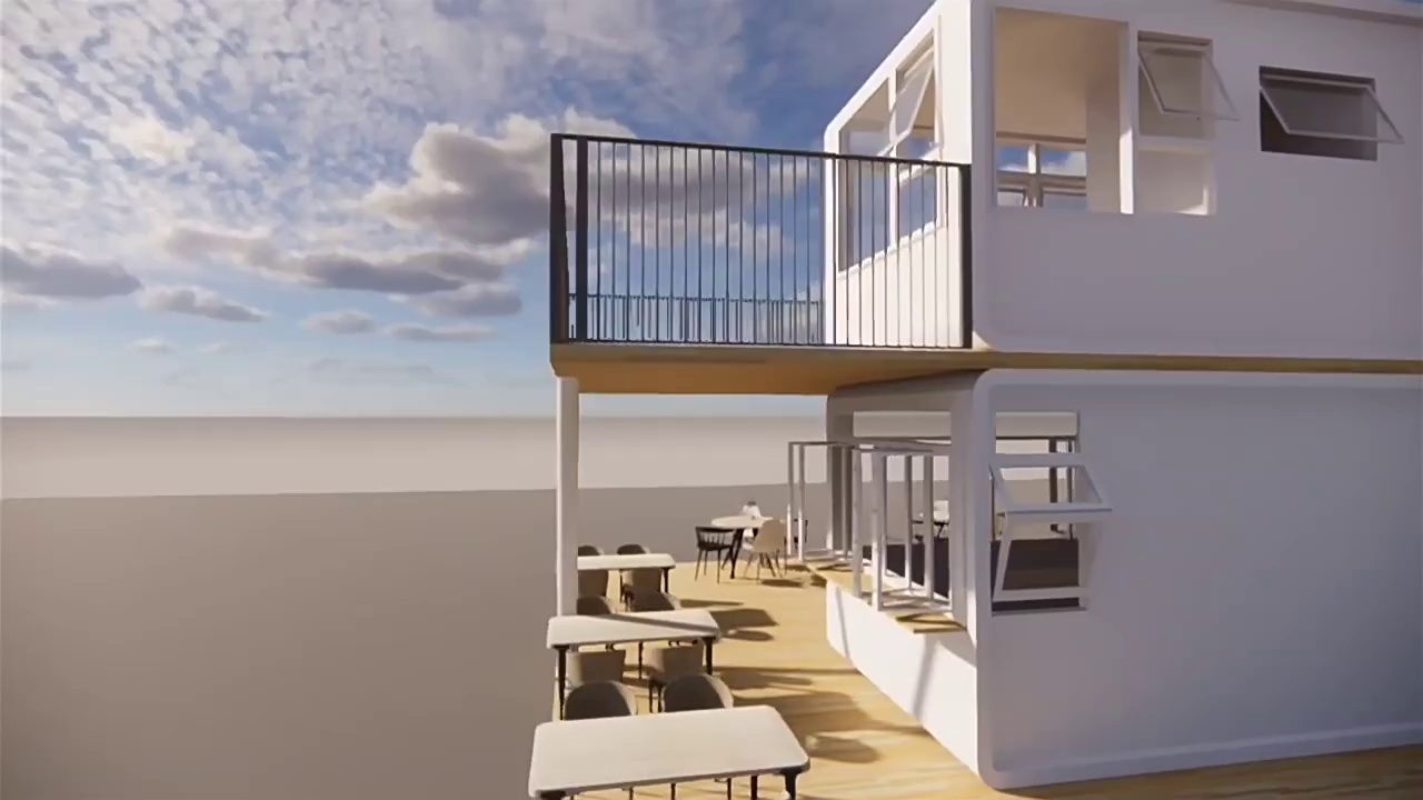 Folding House: Modular Office & Retreat Living Space