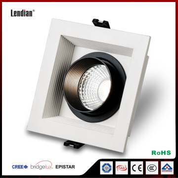 360 degree adjustable,dual anti-glare design,9w led grill light with one-head