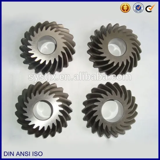 high precision teeth surface treatment bevel sprial gear