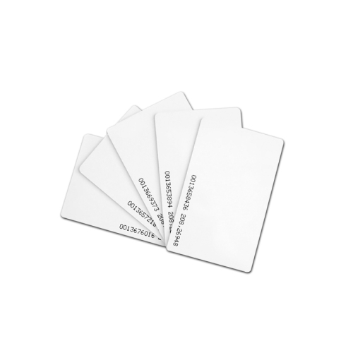Blank Proximity Card with Printed ID Number