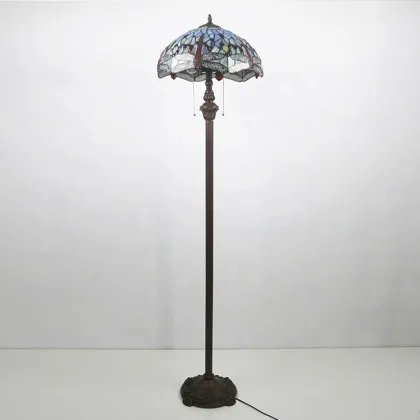 LongHuiJing 16 Inch Tiffany Floor Lamp
