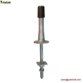 Long Shank Crossarm Isolator Pin mit Nylonkopf