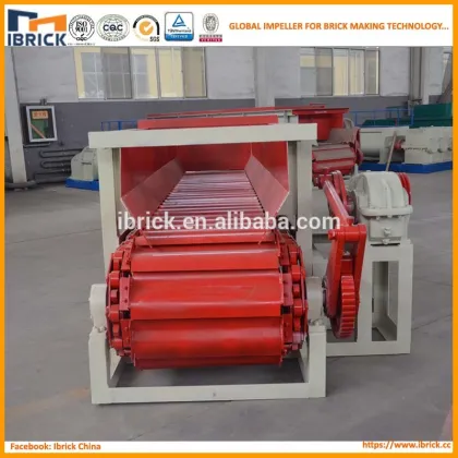 High output clay brick production line brick clay steel box feeder