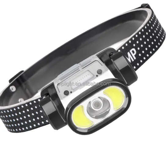 USB Rechargeable COB Headlamp with 5 Modes - Waterproof Mini LED Induction Headlamp for Camping