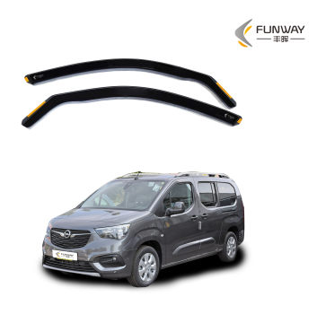 PMMA Injection Door Window Visors for Opel Combo E 4D/5D LOV 2018 Peugeot Partner III