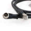 Codice M12 X 8pin a RJ45 Ethernet Cable