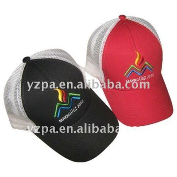 6 panels embroidered logo trucker baseball caps
