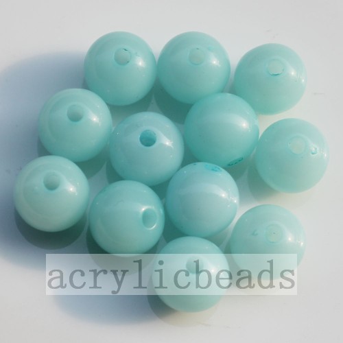 Acrylic jelly opaque round beads jelly miracle beads