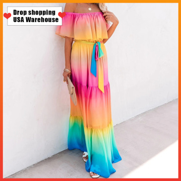 Off The Shoulder Pleated Dress New Fashion Bazin Sexy African Dashiki Dress For Lady 2020 African Long Maxi Dresses For Women