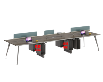 Modern L-Shaped Office Desk Design for Workstation Furniture