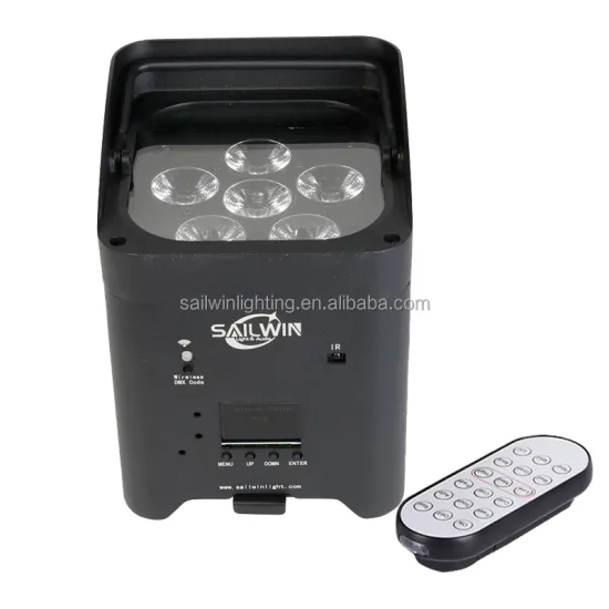 EU Stock Tax-Free 6X18W 6in1 RGBAW UV Battery Operated WDMX WIFI LED Stage Par Light