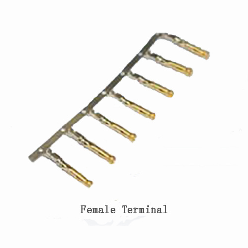6Pin V.35 Female Crimp Vertical Connector