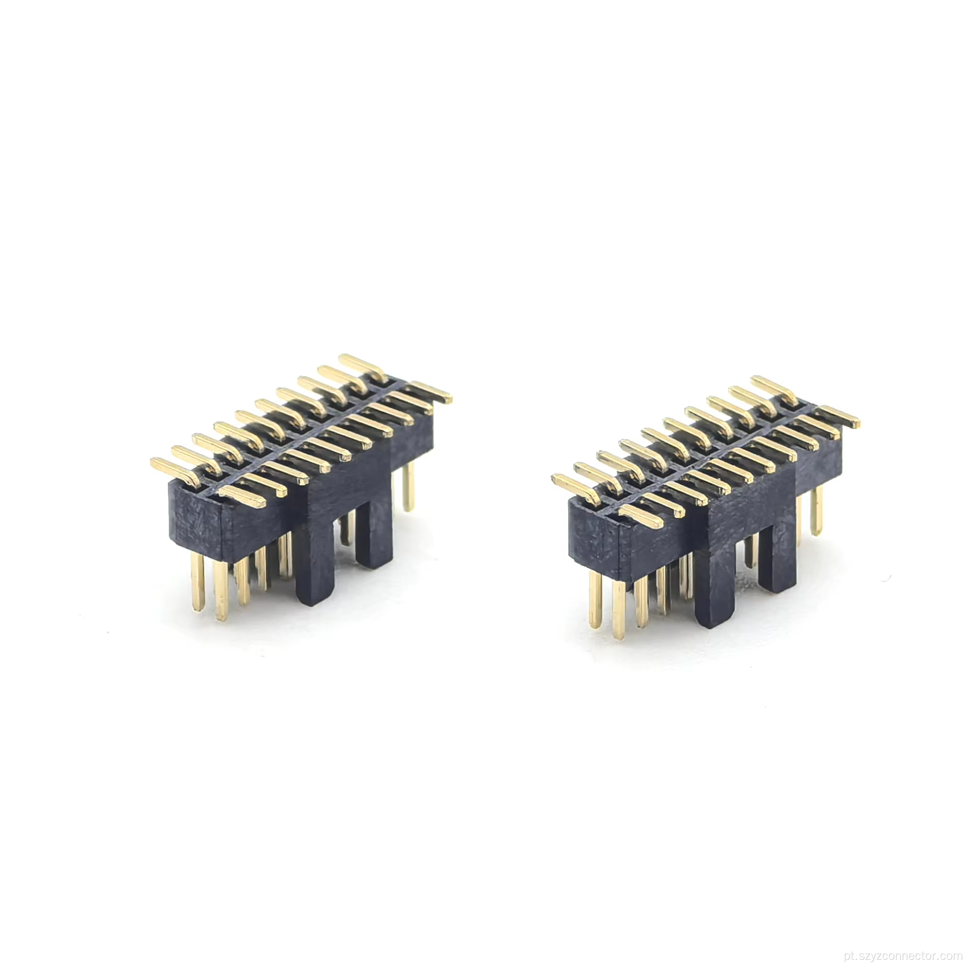 Cabeçalho de pino de 1,27 mm de linha dupla SMD 20P