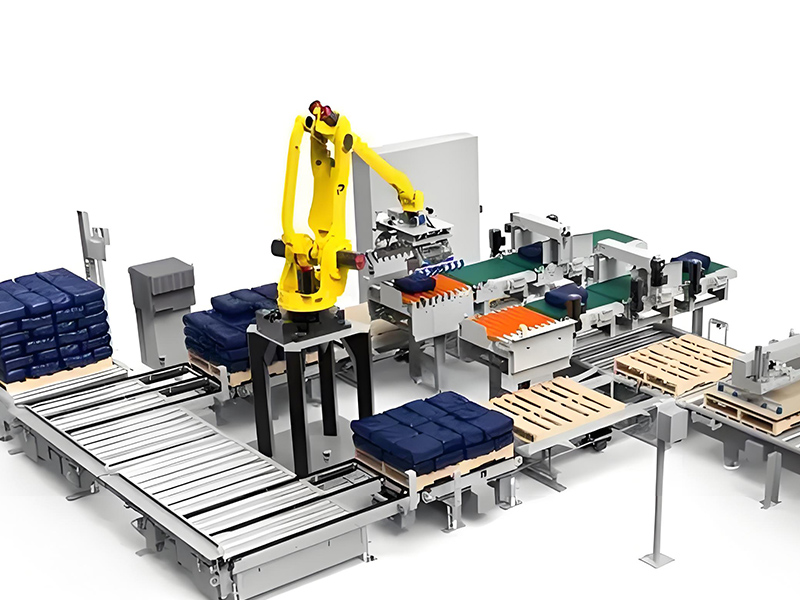 High-Speed Robotic Palletizer Cell​