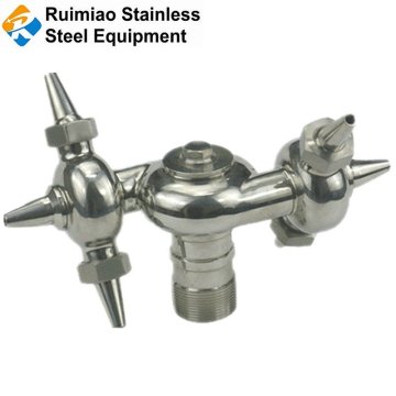 Stainless steel rotary cleaning ball