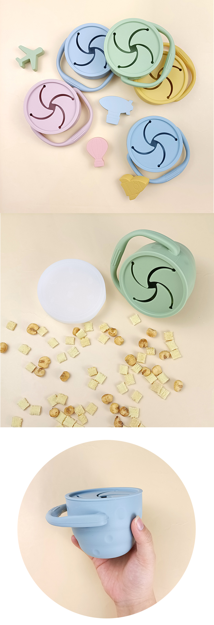 silicone snack cup MFZ-C017
