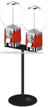 Double Head Gum Ball Vending Machine With Stand