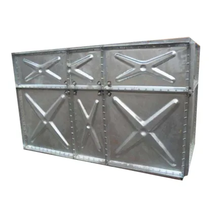 Hot DIP Galvanized Pressed Steel Iron Water Storage Tank